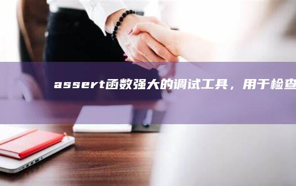 assert 函数：强大的调试工具，用于检查程序中的假设和条件 (assertive)