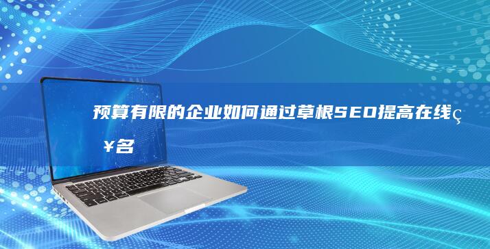 预算有限的企业如何通过草根 SEO 提高在线知名度 (预算有限的企业有哪些)