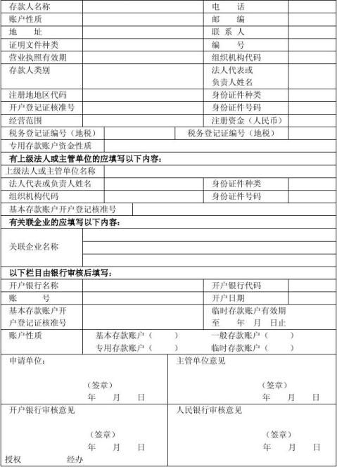 填写开户申请表并提交相关资料，如身份证、银行卡。(填写开户申请书时,存款人名称应与公章保持一致)