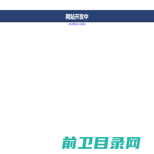 网站开发中